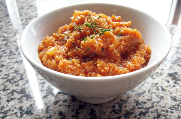 Quinoa al pomodoro e basilico - E' l'anno internazionale della quinoa, una pianta che arriva dal Sudamerica già nota e utilizzata dalle popolazioni precolombiane