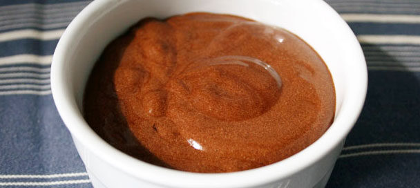 Mousse di cioccolato all’olio extravergine di oliva