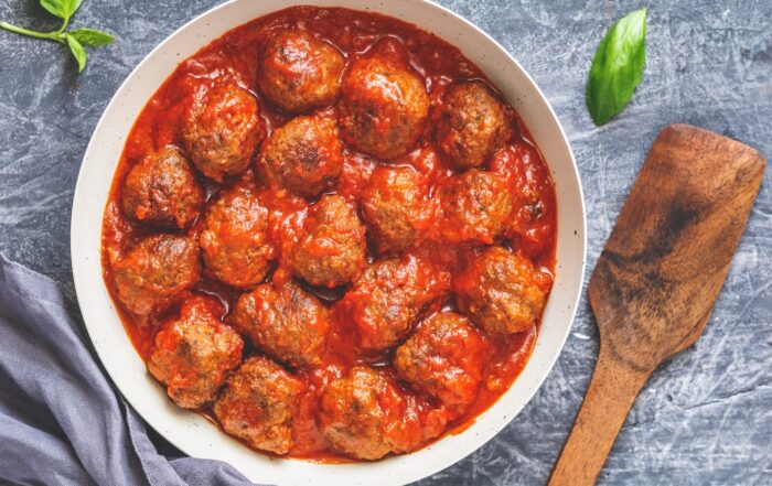 polpette-pollo-sugo-peperoni