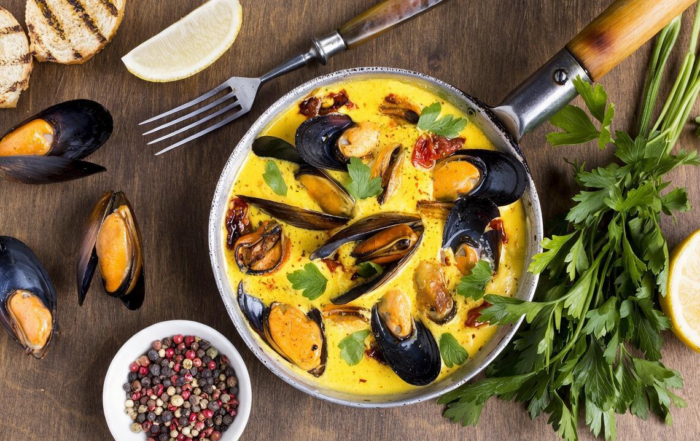 cozze-crema-zafferano