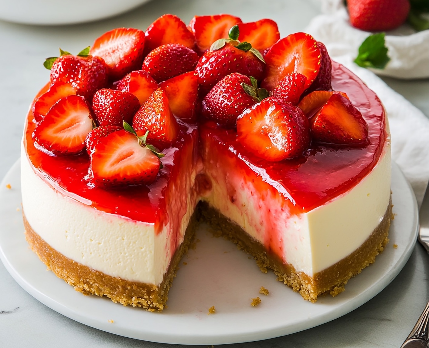 cheesecake-mascarpone-fragole