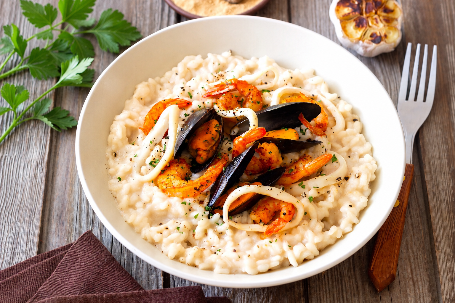risotto-marinara