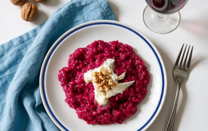 risotto-barbabietola-gorgonzola
