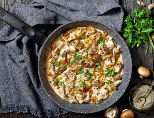 Fegato di vitello alla Stroganoff