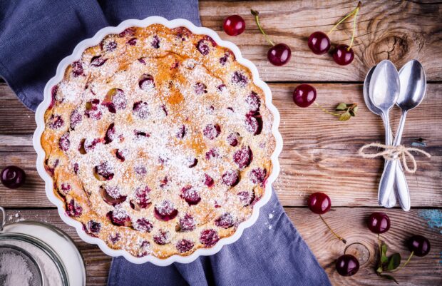 Clafoutis-ciliegie-francese