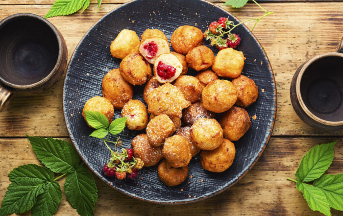 frittelle-ricotta-lamponi