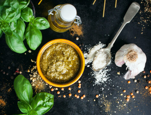 Pesto di capperi e mandorle