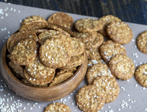 Biscotti al miso e sesamo