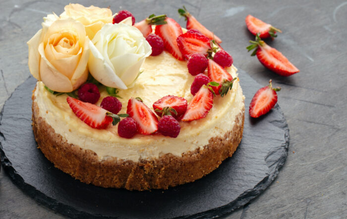 cheesecake-fragole-rose
