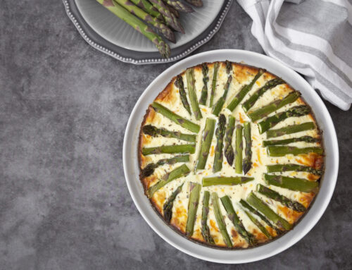Sformato di ricotta agli asparagi