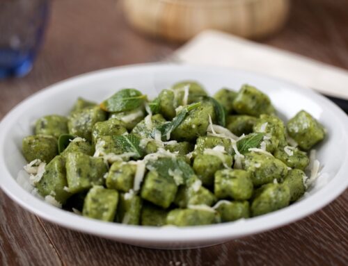 Gnocchi verdi di patate e ricotta