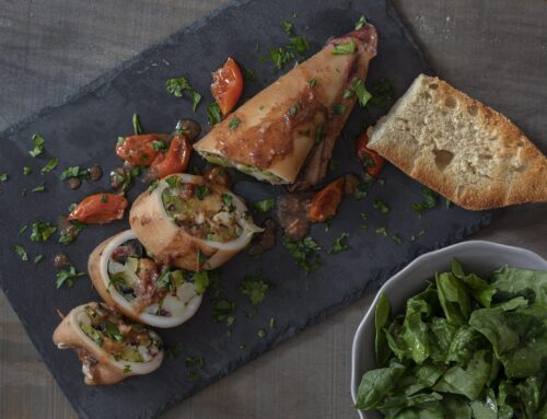 Calamari ripieni di scarola