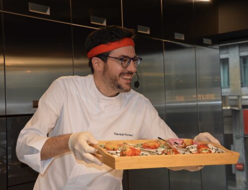 Lo chef Fabrizio Ferrari per i prodotti ittici coreani