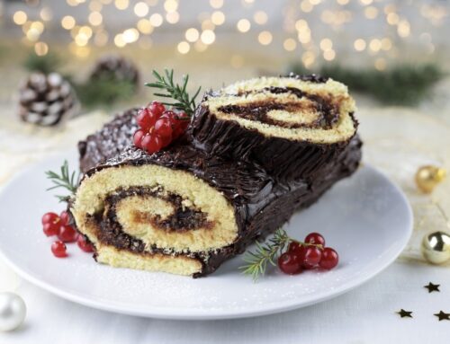 Tronchetto di Natale alle castagne e cioccolato