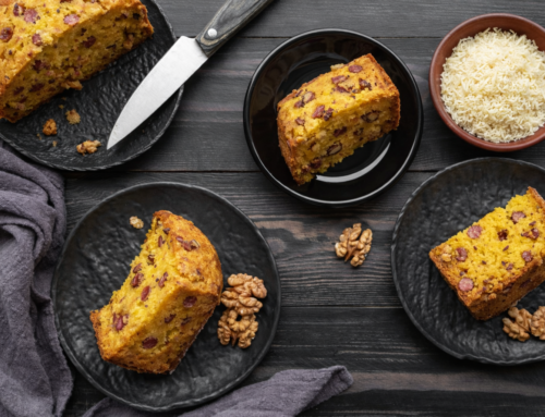 Pizza di Pasqua allo zafferano con finocchiona e noci